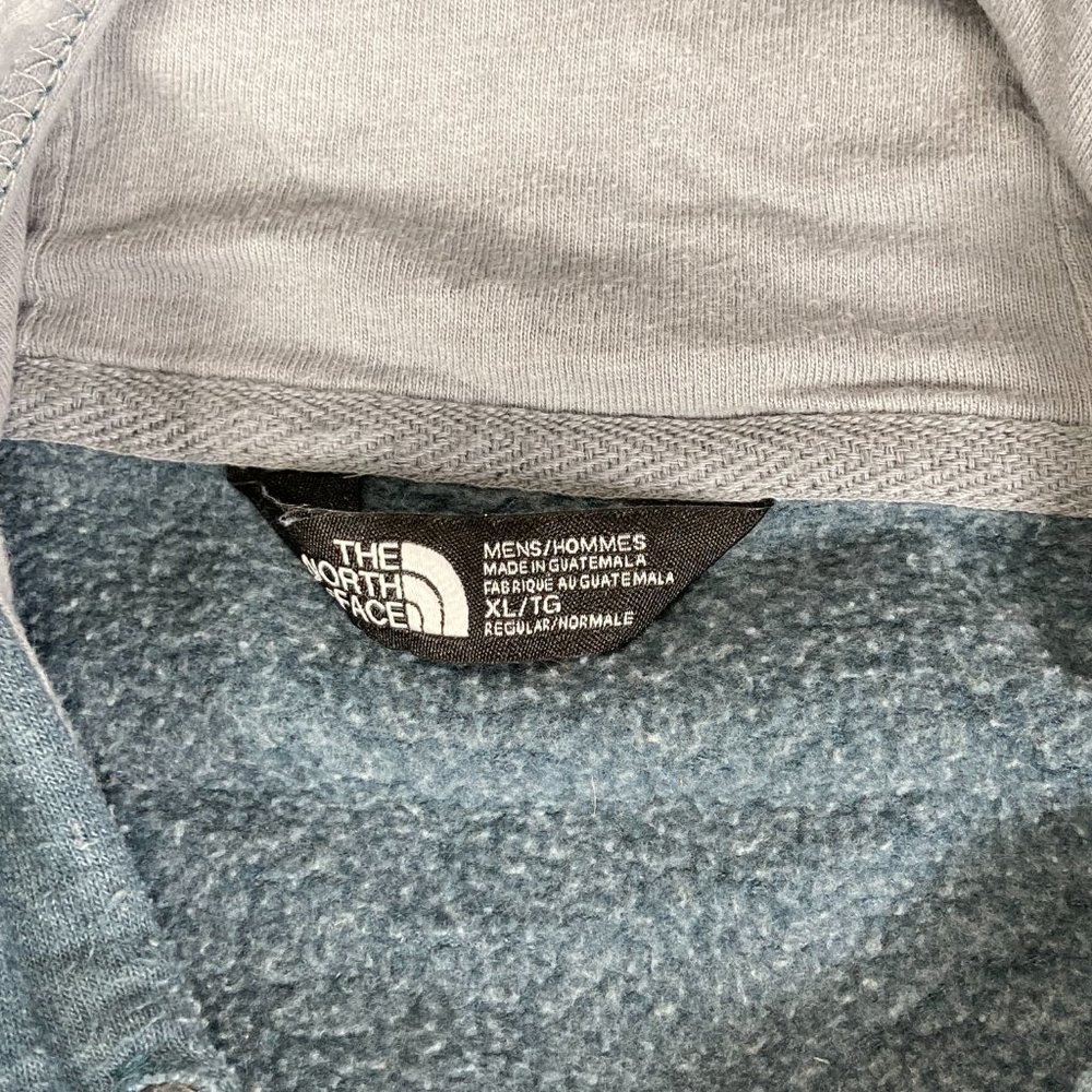 THE NORTH FACE Men's XL Hoodie Sweatshirt Pullover Logo Blue Gray Half Dome - Picture 5 of 5